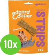 Edgard & Cooper Strips Chicken 75 gr - Hondensnack - 10 verpakkingen