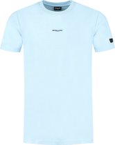 Ballin Amsterdam - T-shirts coupe régulière pour hommes Crewneck SS - Blue clair - Taille L