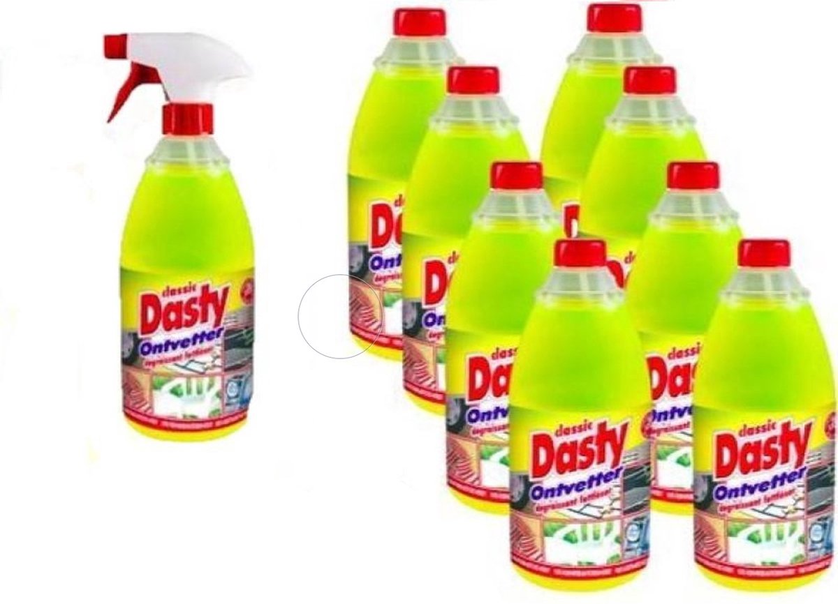 Dasty Ontvetter Voordeelpack: 1x Spuitfles + 8x Navulling