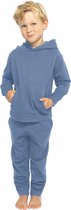 Costume de jogging pour garçons, costume de maison pour garçons, survêtement pour garçons, couleur bleu - Taille 98/104