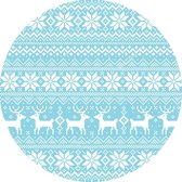 Tapis d'arbre de Noël | Bleu renne | Tissu pour sapin de Noël | Nos matériaux sont sans PVC et hygiéniques