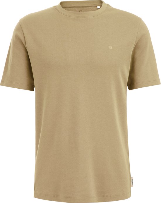 WE Fashion Heren slim fit T-shirt