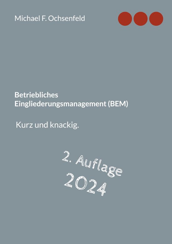 Betriebliches Eingliederungsmanagement (BEM) - cover