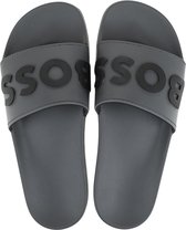 Hugo Boss slippers big logo grijs - 46