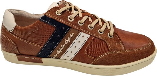 Australian Nottingham Lage sneakers - Leren Sneaker - Heren - Bruin - Maat 46