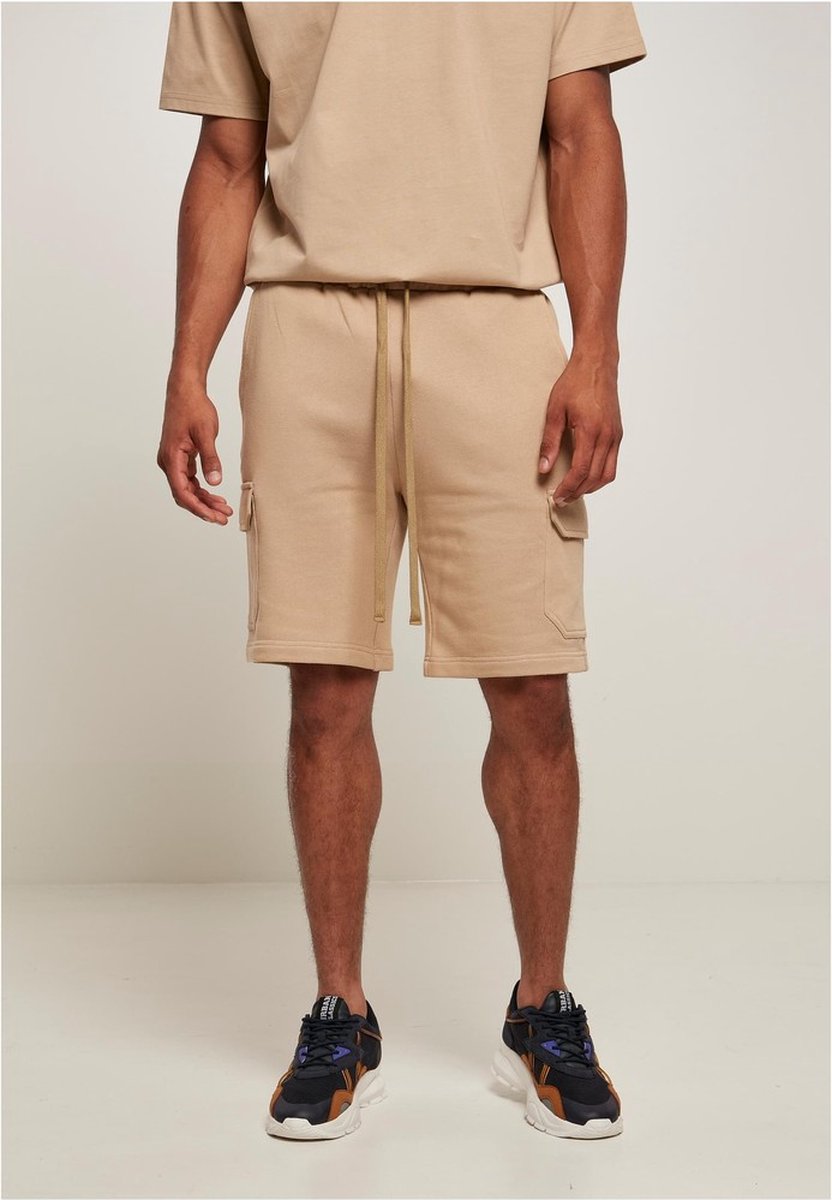 Urban Classics Organic Cargo Sweat Korte broek S Beige