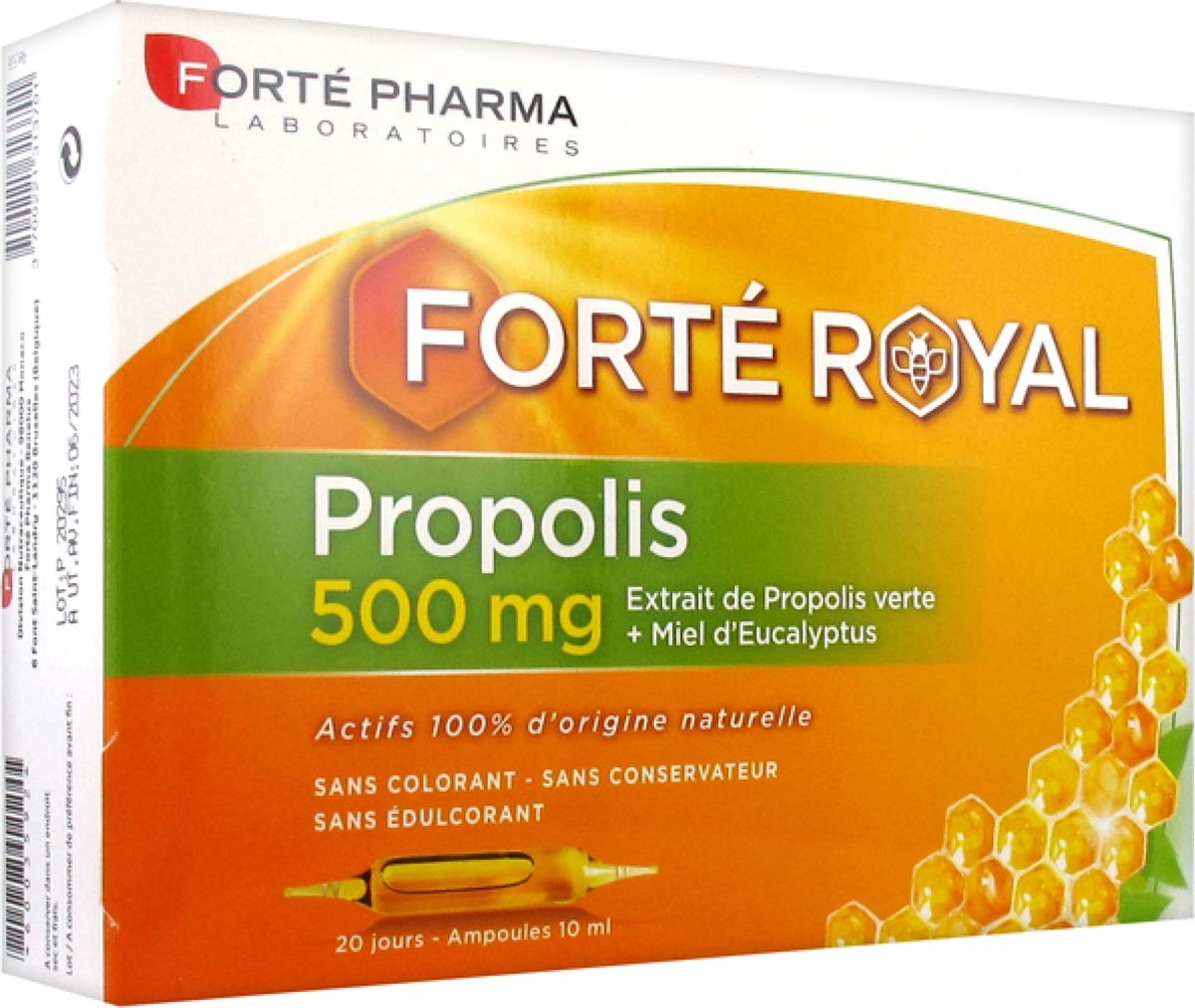Goedkoopste Forté Pharma Forté Royal Propolis 500 mg 20 Ampullen