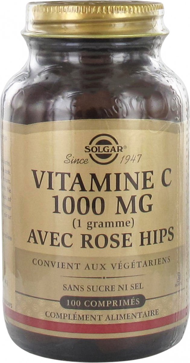 Rose Hips + Vitamin C Solgar Rose Hips C (100 uds)