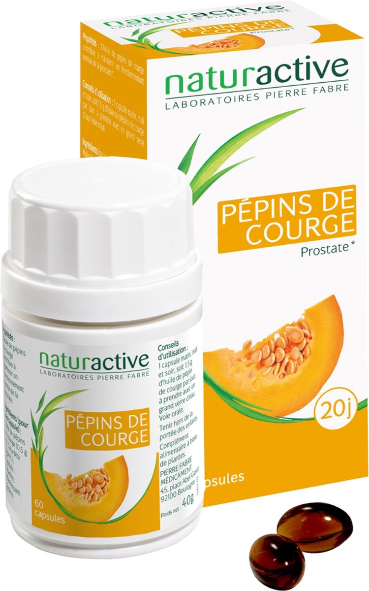 Naturactive Pompoenzaden 60 Capsules