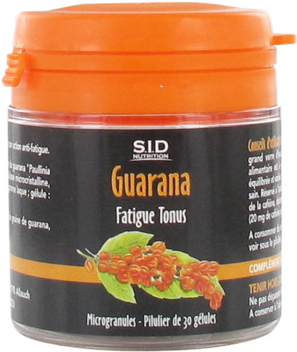 Goedkoopste S.I.D Nutrition Vermoeidheid Tonus Guarana 30 Capsules
