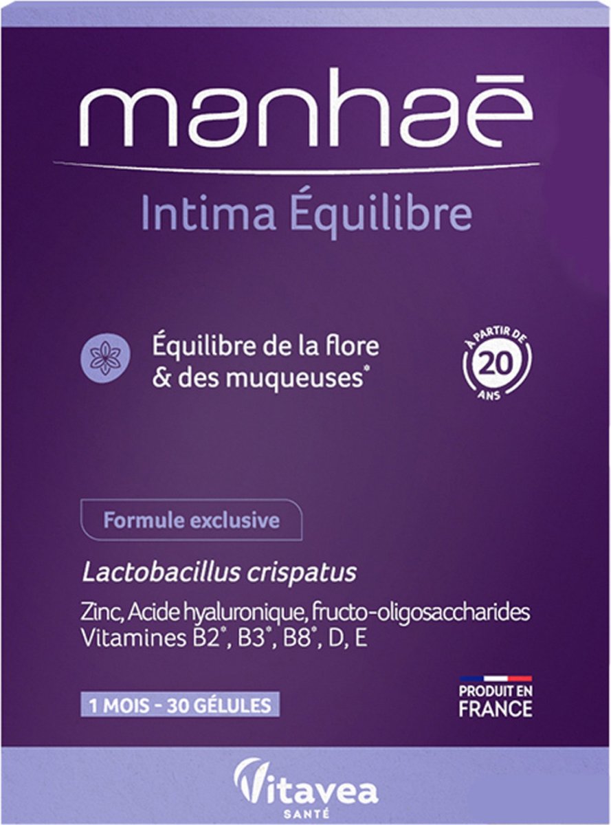 Goedkoopste Vitavea Manhaé Intima Balance 15 30 Capsules