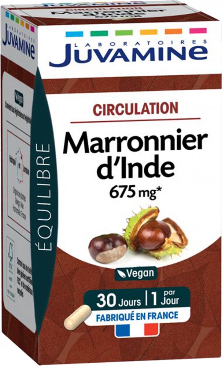 Goedkoopste Juvamine Paardenkastanje 30 Capsules
