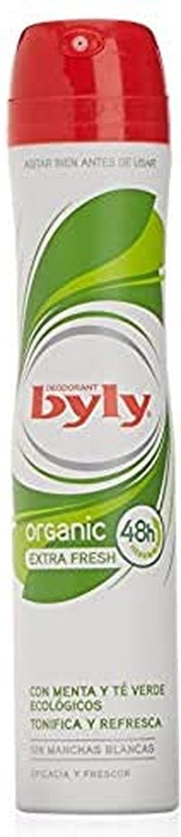 Deodorant Spray Organic Extra Fresh Byly (200 ml)