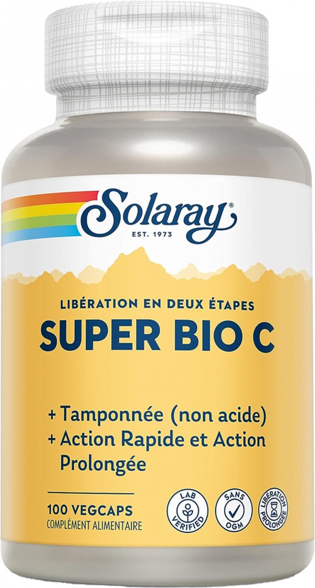 Solaray Super Bio C 100 Plantaardige Capsules