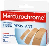 Tissu résistant au Mercurochrome 40 Pansements
