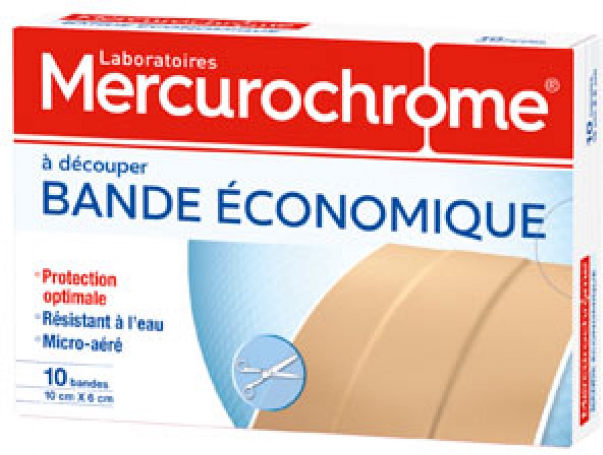 Goedkoopste Mercurochrome 10-Strip Economy Strip