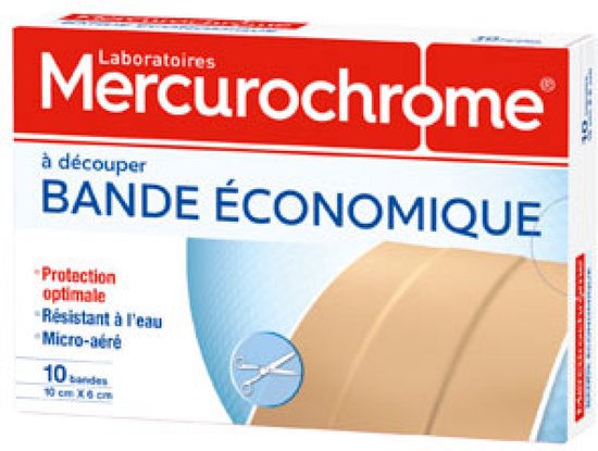 Mercurochrome 10-Strip Economy Strip
