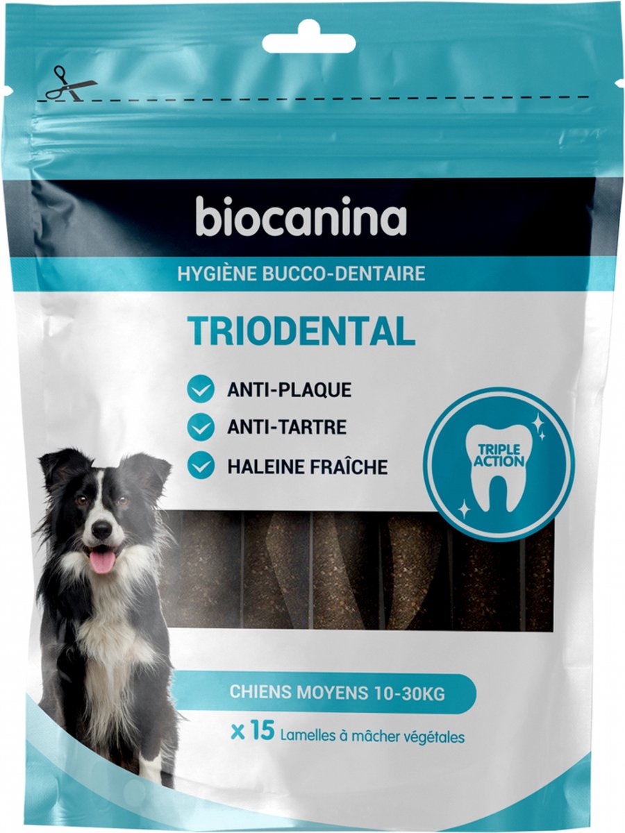 Biocanina Triodental Medium Dogs 15 Groentereepjes