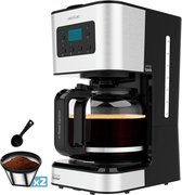 Cecotec Programmeerbaar koffiezetapparaat 66 Smart Plus, 980 W, capaciteit 12 koffie, ExtemAroma-technologie en AutoClean-functi