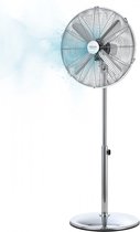 Cecotec EnergySilence 620 Staande ventilator, retrostijl, 50 watt, chroom afwerking, diameter 4 vleugels, 3 snelheden, oscillati