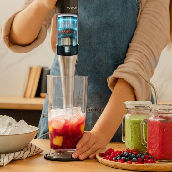 Cecotec 03973 blender Staafmixer 1500 W Zwart, Roestvrijstaal van Cecotec — afbeelding 5