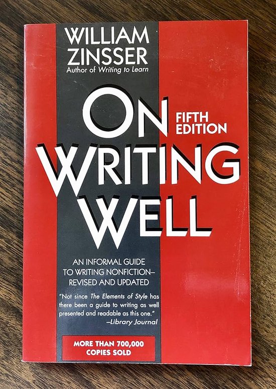 On Writing Well - cover