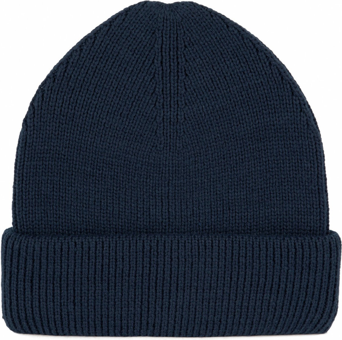 K-up Hats Wintermuts Aspen - donkerblauw - dubbele omslag - heren/dames - gerecyled materiaal - Dames/herenmuts
