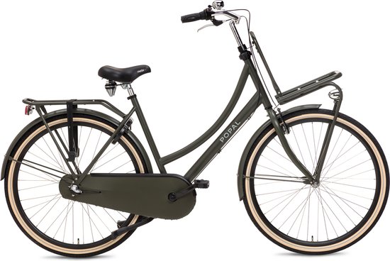 Popal Daily Dutch Basic+ N3 Transportfiets - Stadsfiets - Dames - 47 centimeter - Army Green
