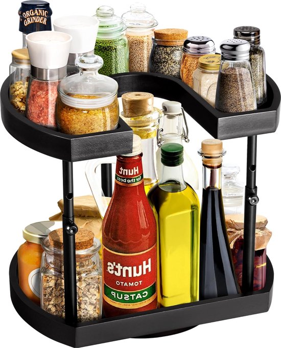 Btsunotr Roterende boekenplank 3/4/5/6 verdiepingen 360° draaibare boekenkast vloerstaande boekenkast opbergrek stapelbare boekenplank organizer displaykast voor slaapkamer woonkamer (wit, 40 x 190 cm