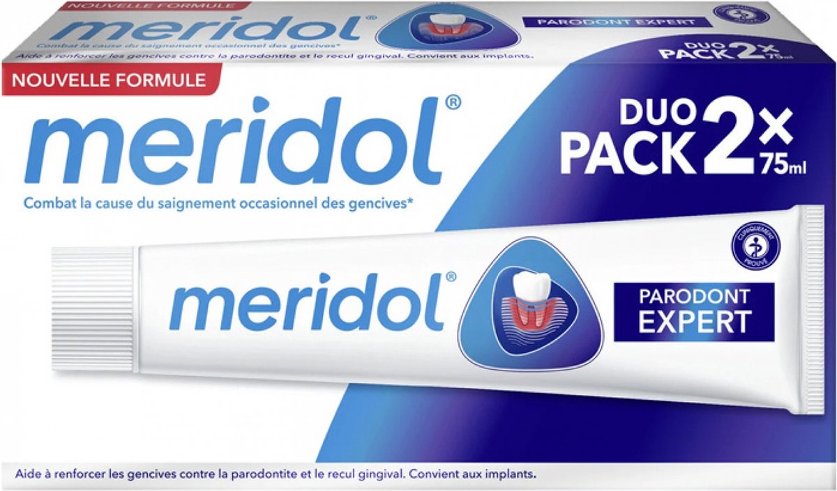 Meridol Parodont Expert Tandpasta Set van 2 x 75 ml