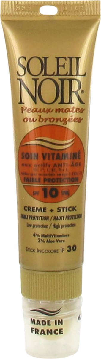 Soleil Noir Soin Vitaminé Crème SPF10 20 ml + Stick SPF30 2 g