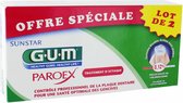 Gum Sunstar Gel Dentifrice Paroex - GUM DENTIFRICE PAROEX - Lot de 2x75ML