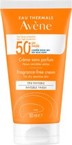 Avène Unscented Cream Spf 50+ - Zonnebrand - 50 ml