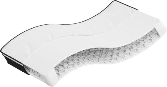 vidaXL - Matelas à ressorts - moyennement ferme - 70x200 - cm