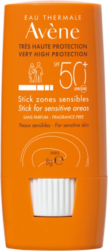 Avène Zonnebrandcrème Solaire Haute Sensitive Avene Spf 50+ Stick - Zonnebrand - 8 ml