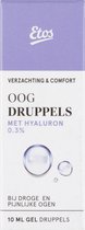 Etos Oogdruppels - Gel - Hyaluron 0,3% - droge ogen - 10 ml