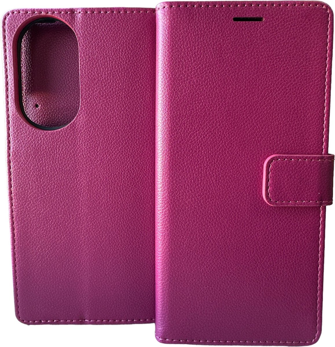 Portemonnee Book Case Hoesje Geschikt voor: Motorola Edge 30 Pro - roze