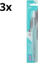 3x TePe Gentle Care Tandenborstel - Super Soft - Voordeelverpakking