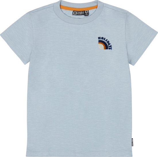 Tumble 'N Dry Lucca Jongens T-shirt - dusty blue - Maat 98