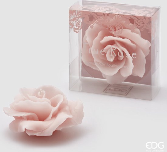 EDG - Enzo De Gasperi Bougie rose rose D11 Valentine