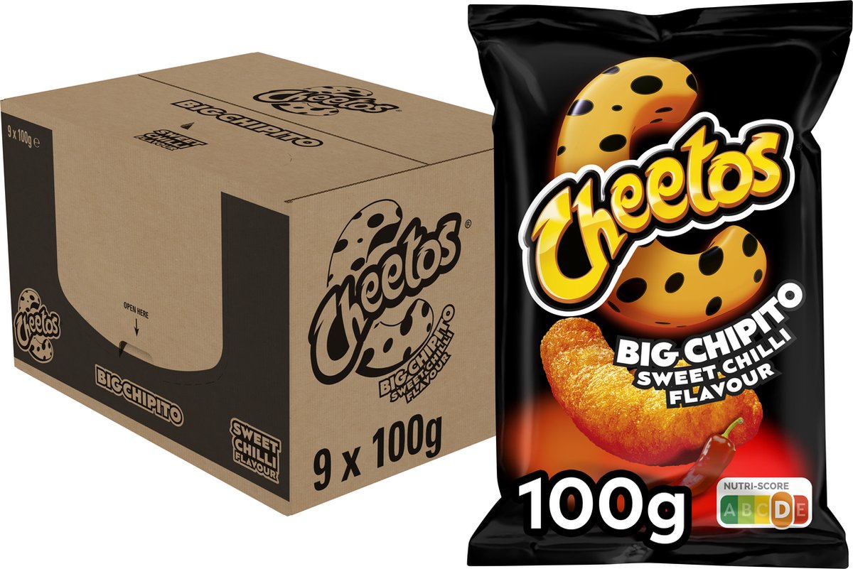 Cheetos Chipito Sweet Chili - Chips - 9 x 100 gram