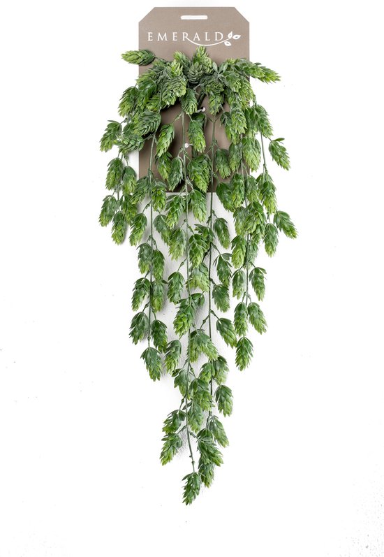 Emerald - Kunst Hangplant Hop 70cm - Kunstplant voor binnen