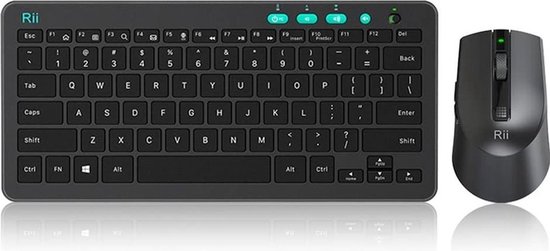 Delux K2203D Draadloos 2,4ghz Bluetooth Toetsenbord - Oplaadbaar