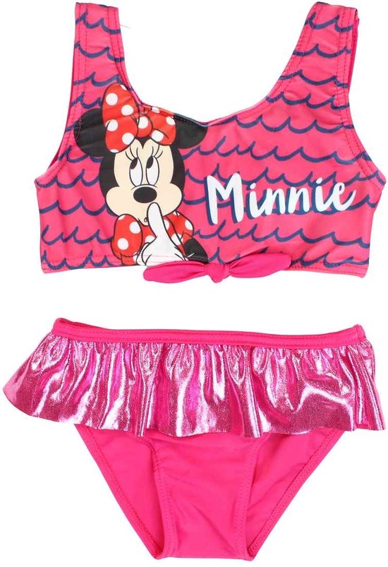 Disney Minnie Mouse Bikini - Roze - Maat 98/104