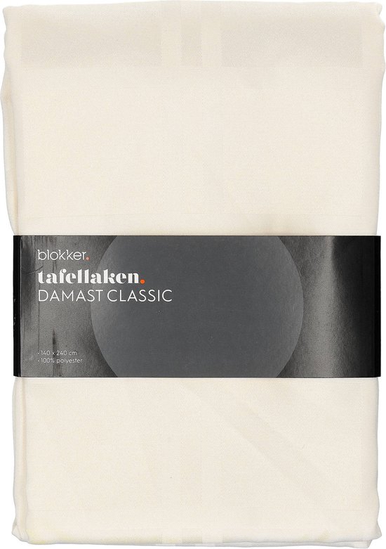 Foto: Blokker tafelkleed damast classic tafellaken 140x240cm