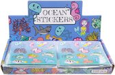12 VELLEN Zeedieren Stickers - 120 Stickers - Oceaan - Uitdeelcadeaus - Traktatie voor Kinderen - Stickers voor Kinderen