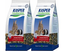 Kasper Faunafood Konijnenvoer Gemengd - 2 x 3,5 kg - Voordeelverpakking