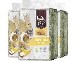 3x HobbyFirst Hope Farms Herbal Hay Fruit 1 kg