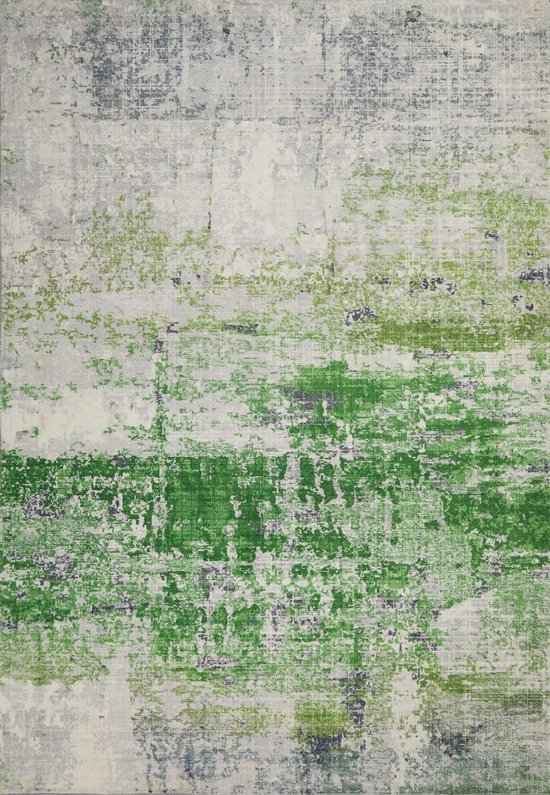 Vloerkleed Nourison Lux Ivory Green LUX08 - maat 200 x 290 cm