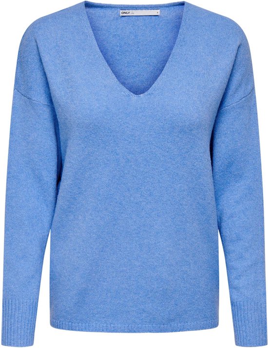 ONLY ONLRICA LIFE L/ S V-NECK PULLO KNT NOOS Pull Femme - Taille M